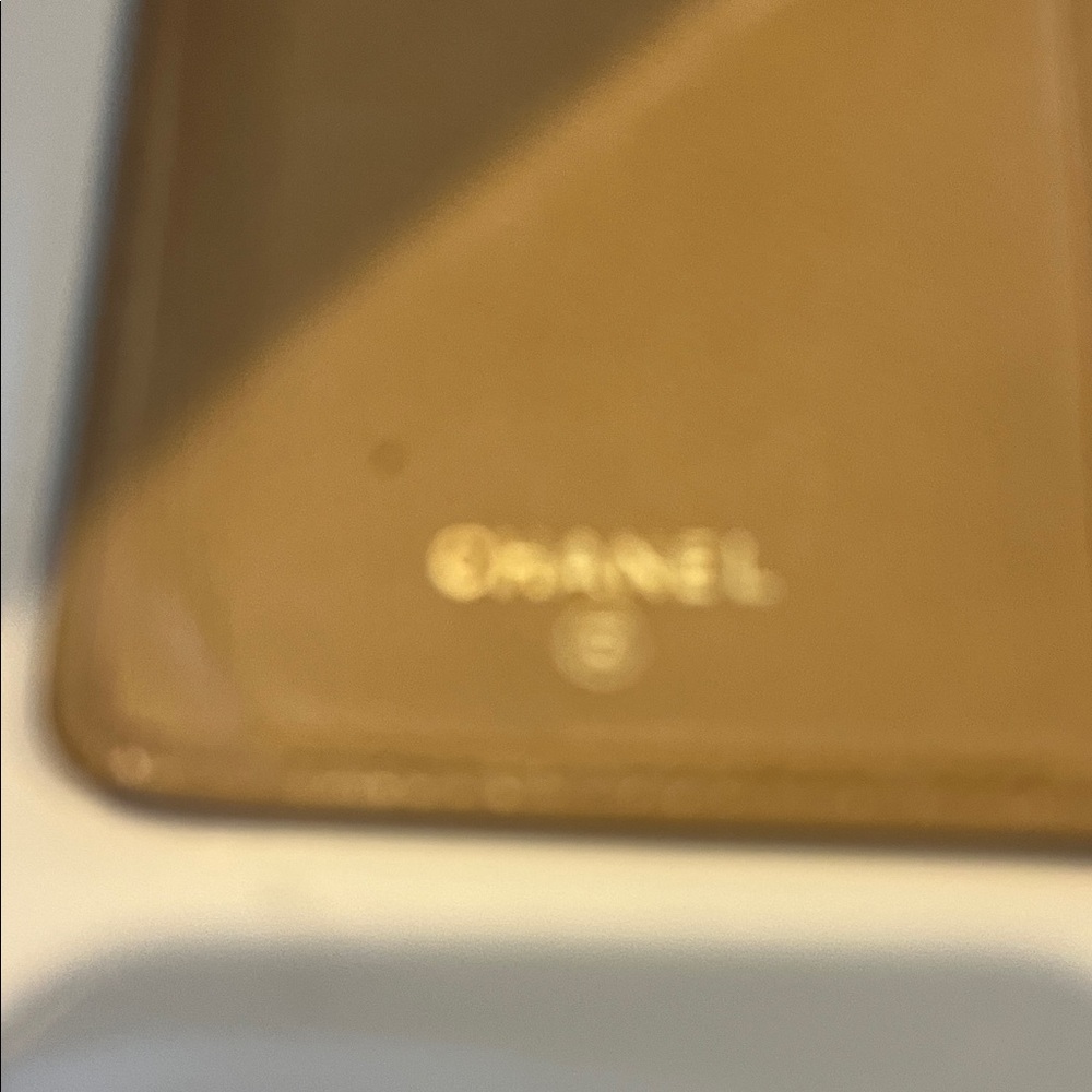 CHANEL Tan Leather Wallet with Logo - Picture 12 of 12